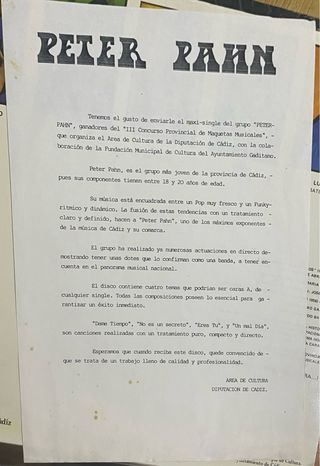 Vinilo Peter Pahn Maxi single