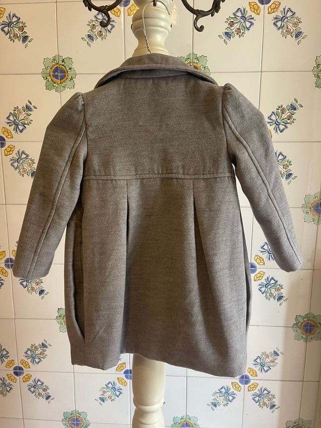 Cappottino bambina grigio