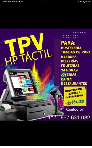 TPV Táctil HP Cumple Normativa Hacienda