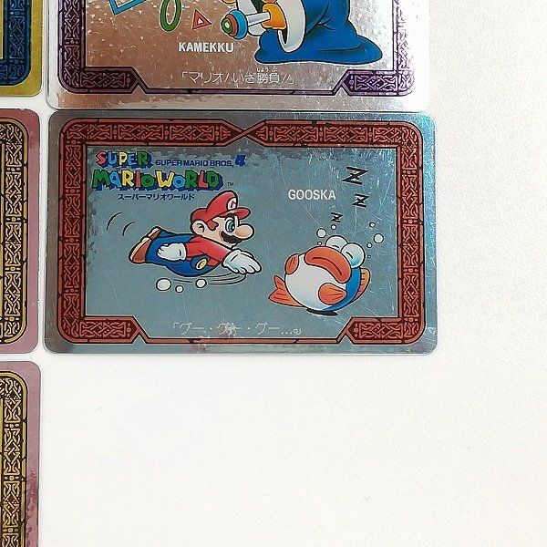 Carte metalliche Super Mario World 7 Nintendo