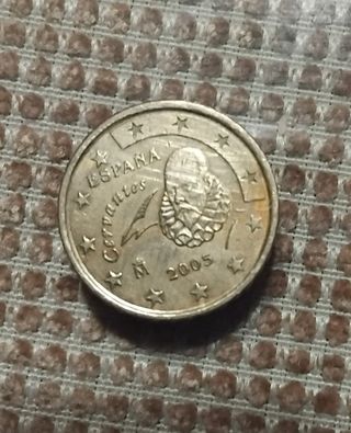 Moneda 10 cts Euro Cervantes 2005 España