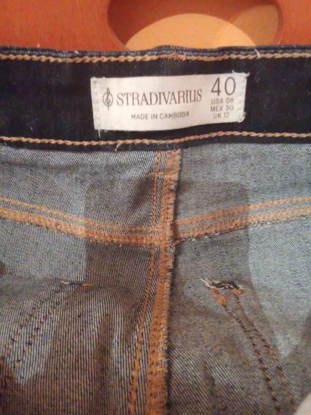 Pantalones vaqueros mujer talla 40