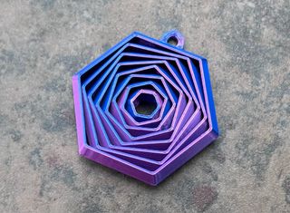 Llavero Hexagonal Anti-Estrés