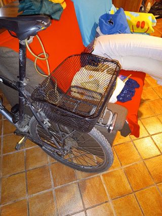 Cesta Grande para Bicicleta 31 x 42 x 18 cm