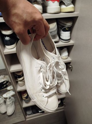 Converse Blancas Lona Buen Estado