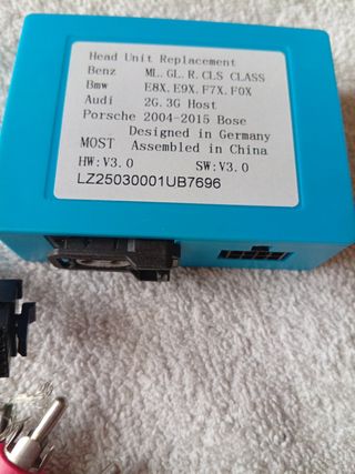 Interfaz MOST Audio Mercedes BMW Audi Porsche