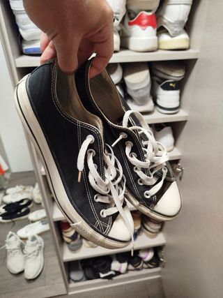 Converse negras lona buen estado