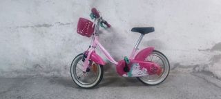 Bicicleta infantil rosa Decathlon