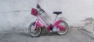 Bicicleta infantil rosa Decathlon