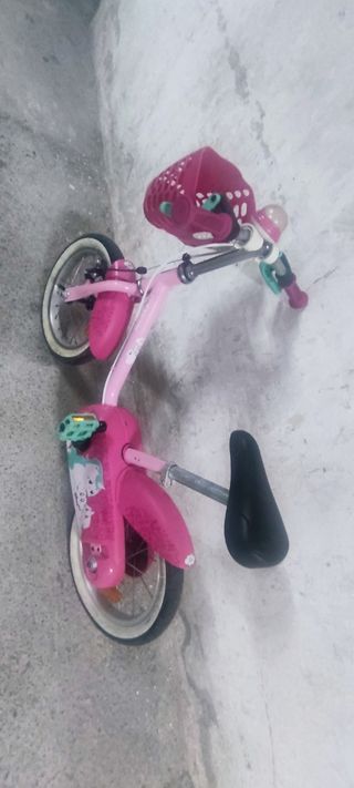 Bicicleta infantil rosa Decathlon