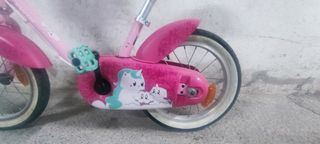 Bicicleta infantil rosa Decathlon
