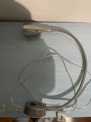 Flexo de escritorio plateado