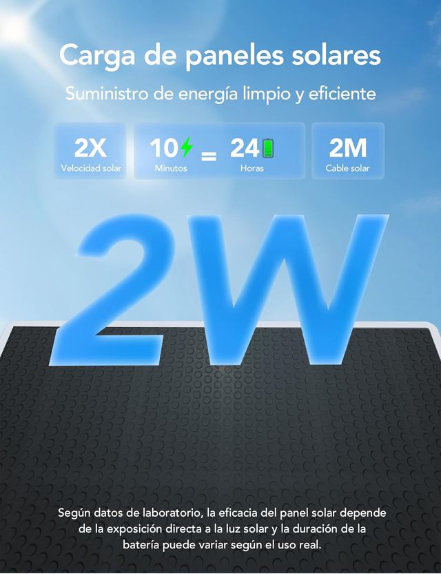 Cámara Vigilancia Solar Exterior WiFi 5200mAh