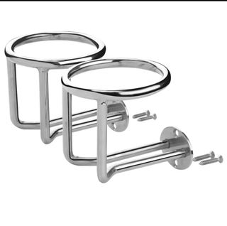Portavasos Doble Barco Acero Inoxidable