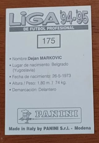 Cromo Dejan Markovic CD Logroñés