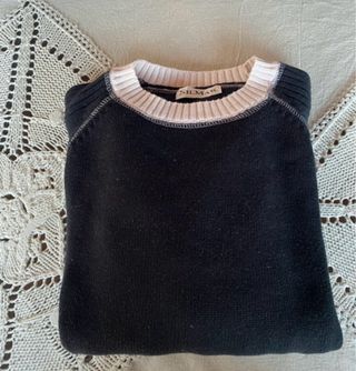 Jersey de mujer negro y blanco