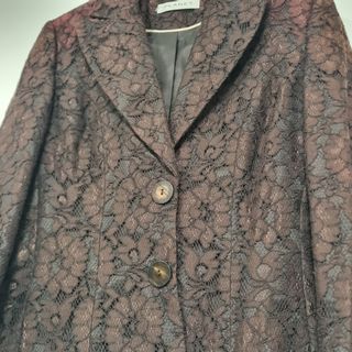 Blazer encaje marrón Planet