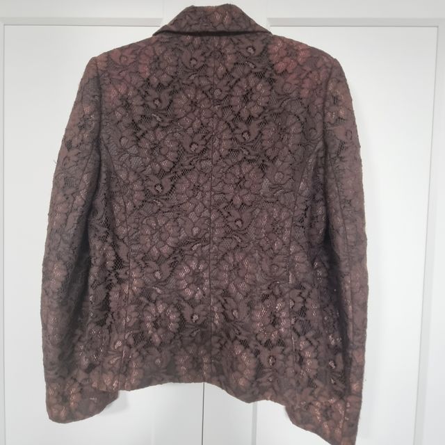 Blazer encaje marrón Planet