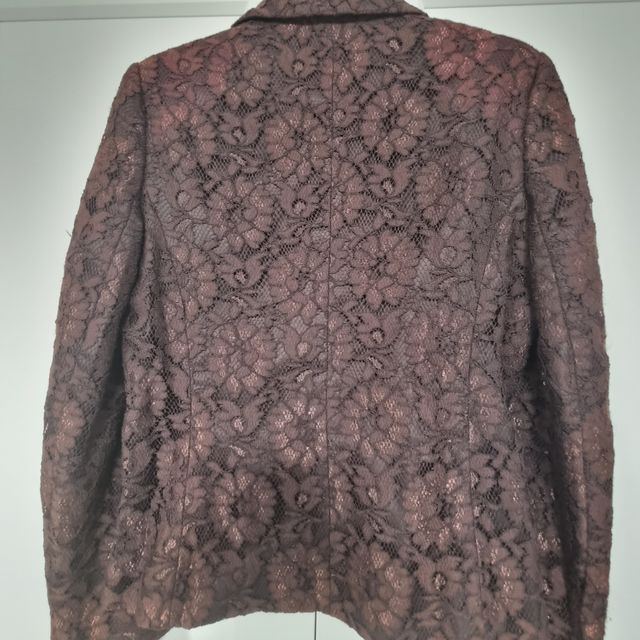 Blazer encaje marrón Planet