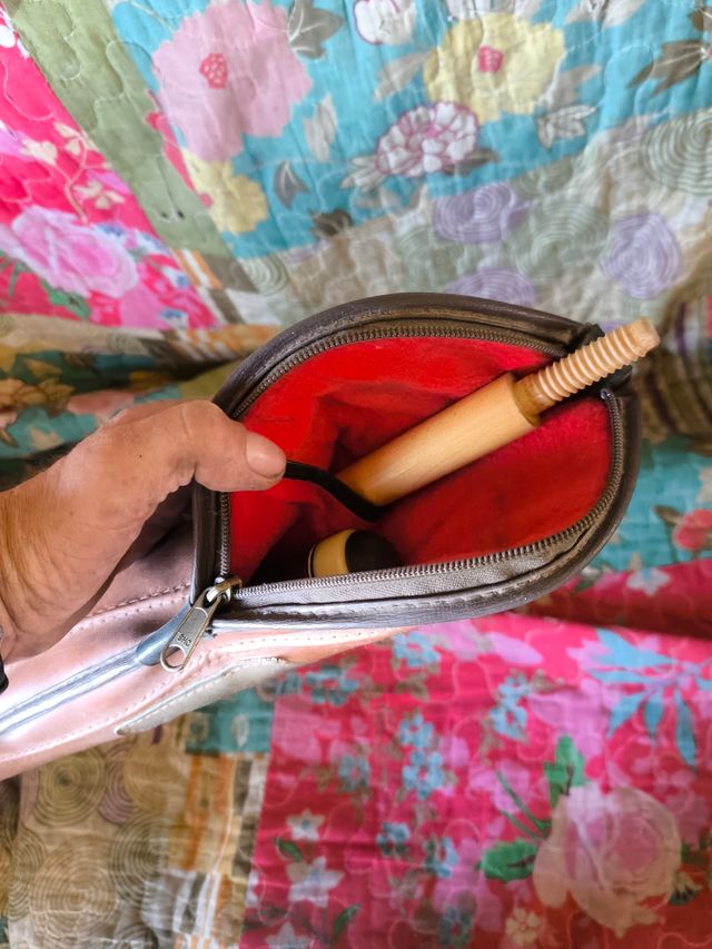 Taco de billar tallado a mano incrustaciones marfi