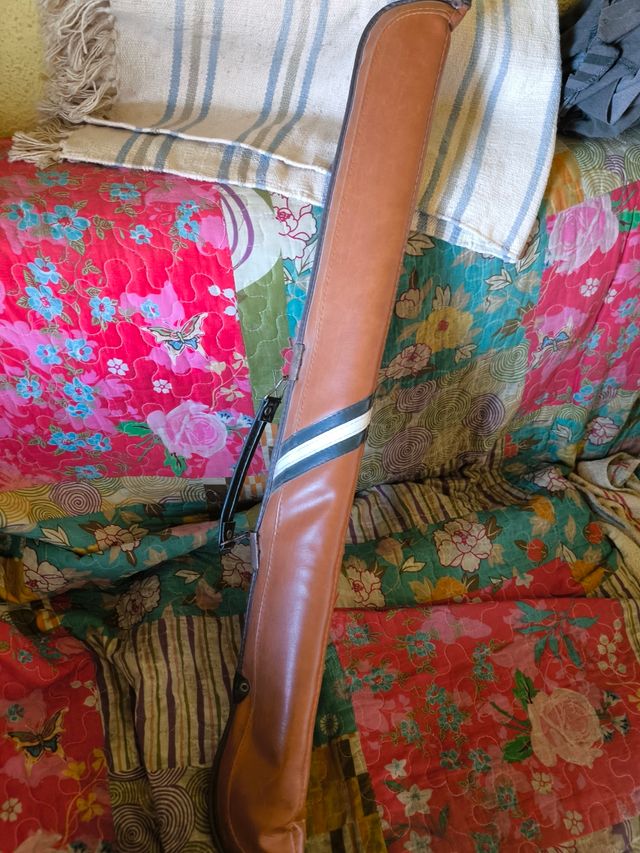 Taco de billar tallado a mano incrustaciones marfi