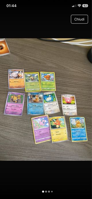 Carte Pokémon Jigglypuff, Pawmi, Psyduck