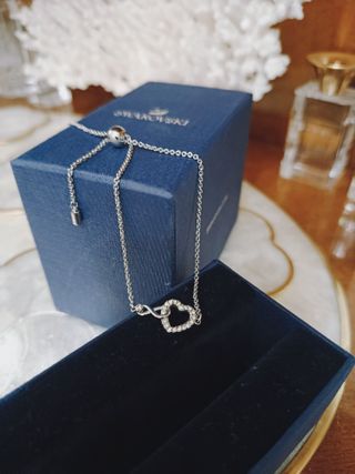 Pulsera Swarovski Corazón Infinito