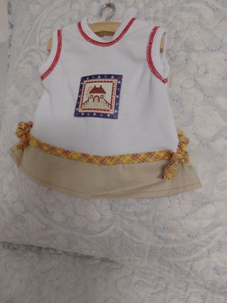 Vestido sin mangas de la muñeca Nenuca 