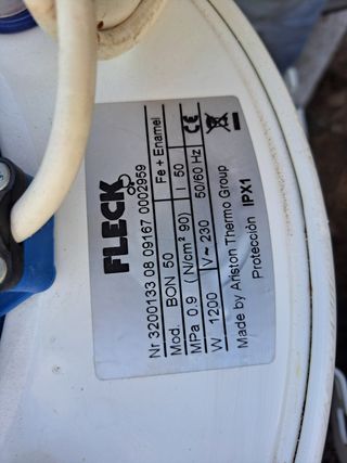 Termo Eléctrico Fleck 50 Litros