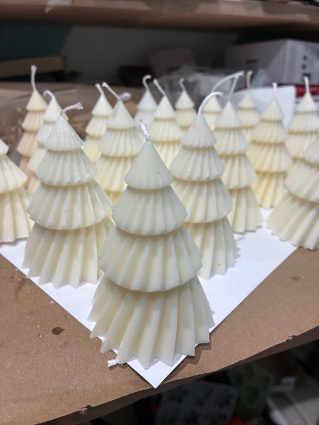 Candele Albero di Natale Beige