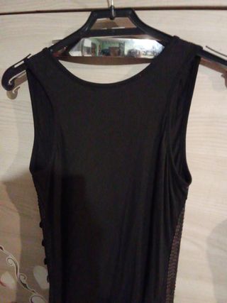 Vestito estivo paillettes nero taglia M