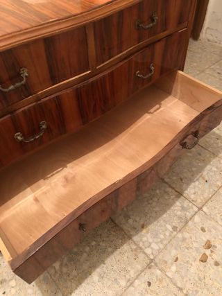 Cómoda vintage madera maciza