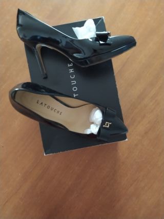 Zapatos Latouche Negros Talla 38 Piel