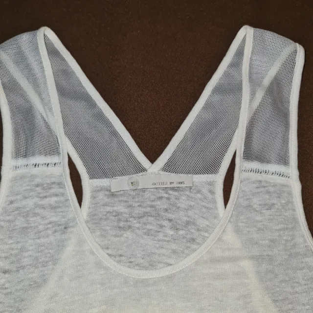 Camiseta Lino Blanco/crudo. Talla M