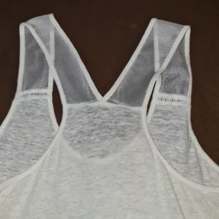 Camiseta Lino Blanco/crudo. Talla M