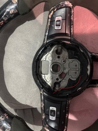 Volante Golf Gti Carbono Forjado Oro Rosado