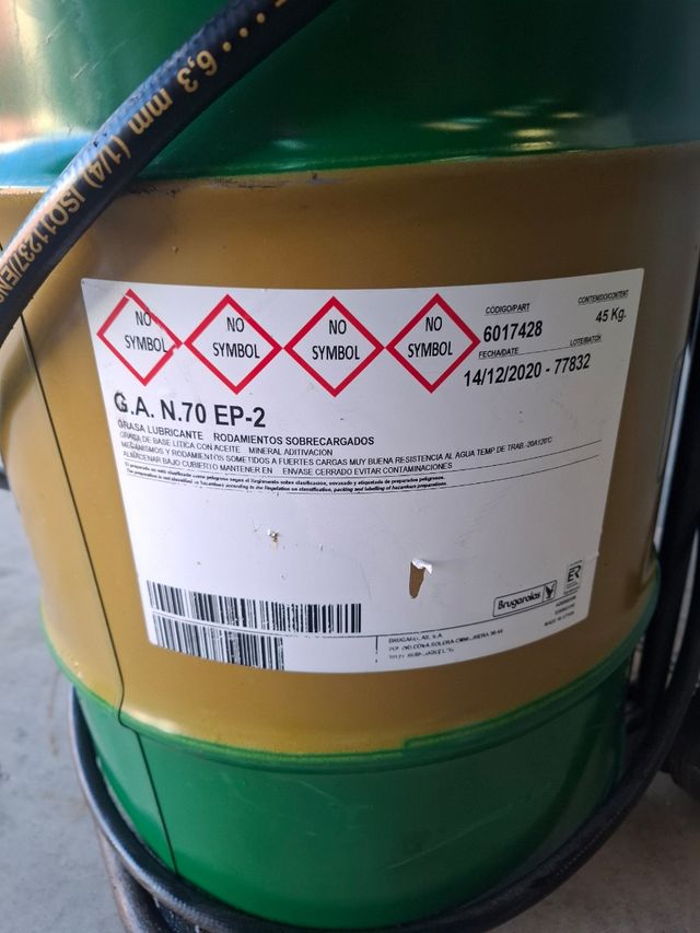 Bomba de engrase Samoa con bidón