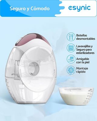 eSynic Sacaleches Eléctrico Manos Libres 150ml