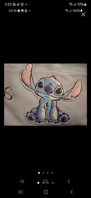 Neceser grande Stich Disney azul