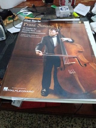 Libro de Música Franz Simandt Contrabajo