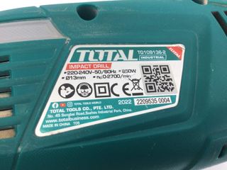 taladro electrico total tg109136-2