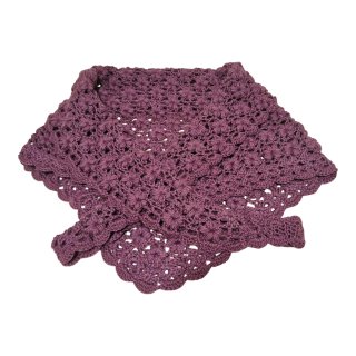 TOQUILLA NIÑA Crochet a mano T 2/3 MORADO STOCK