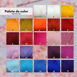 TOQUILLA NIÑA Crochet a mano T 2/3 MORADO STOCK