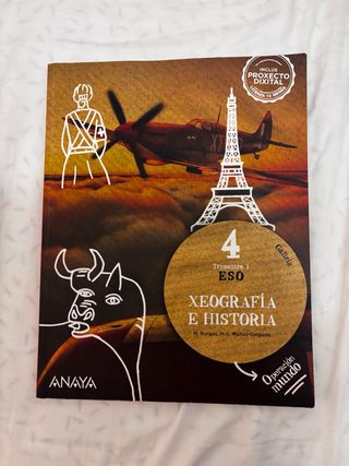 Libro Xeografía e Historia 4 ESO, Trimestre 1