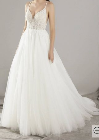 Vestido de Novia Corte A Espalda Pico