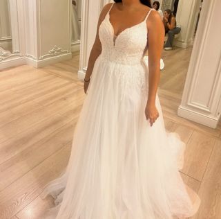 Vestido de Novia Corte A Espalda Pico