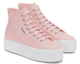 Zapatillas bambas Superga  plataforma 4 cm. NUEVAS