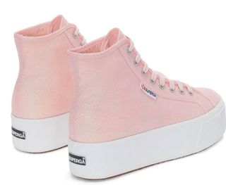 Zapatillas bambas Superga  plataforma 4 cm. NUEVAS