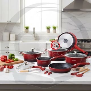 Batteria pentole bicolor