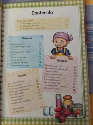 Cocina para niños. libro tapa dura